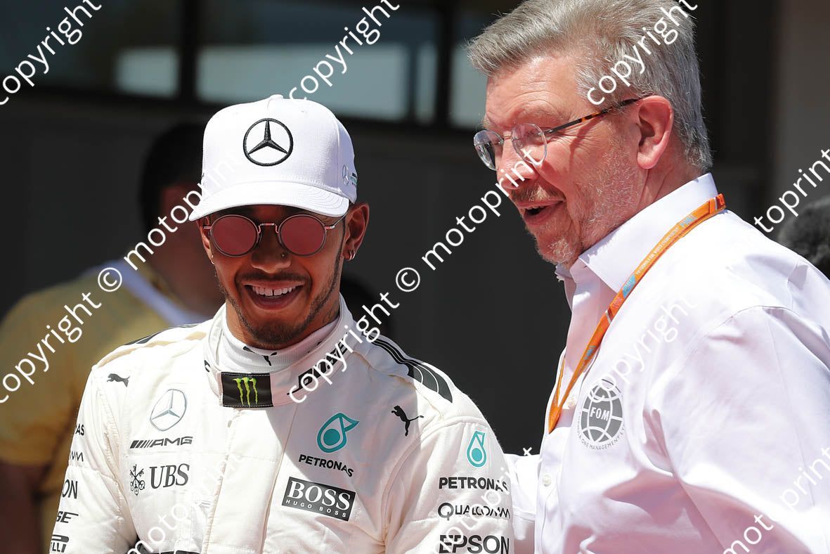 2017 Spanish GP Ross Brawn, Lewis Hamilton (courtesy Paolo D'Alessio)  (142)