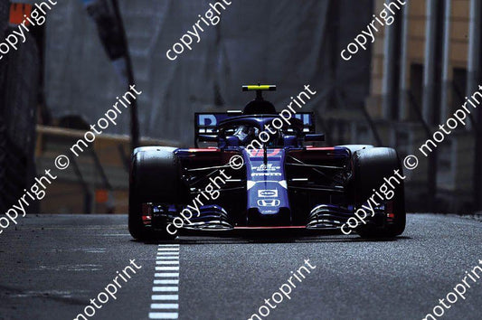 2018 Monaco 10  Pierrre Gasly Toro Rosso STR13 (recommended max print size A4 20x30 cm)  (21)