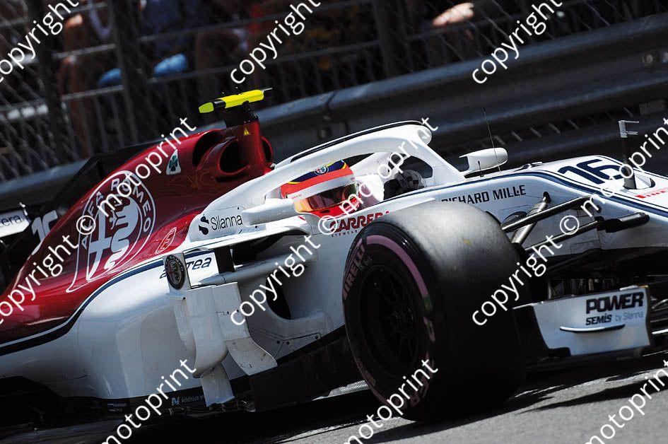 2018 Monaco 16 Charles Leclerc Alfa Sauber C37 (recommended max print size A4 20x30 cm)  (5)