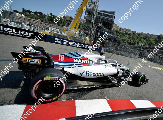 2018 Monaco 18  Lance Stroll Williams FW37 (recommended max print size A4 20x30 cm)  (9)