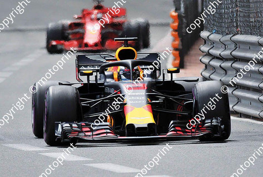 2018 Monaco 33  Max Verstappen Red Bull RB14 (recommended max print size A4 20x30 cm)  (16)