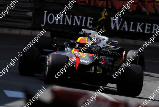 2018 Monaco 33  Max Verstappen Red Bull RB14 (recommended max print size A4 20x30 cm)  (17)