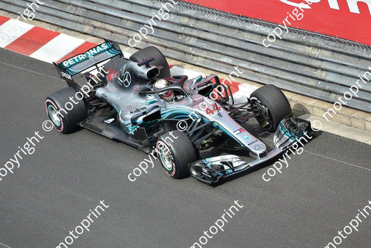 2018 Monaco 44  Lewis Hamilton Mercedes W09  (recommended max print size A4 20x30 cm)  (47)