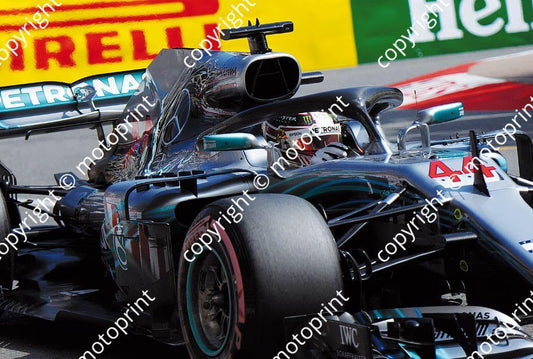 2018 Monaco 44  Lewis Hamilton Mercedes W09  (recommended max print size A4 20x30 cm)  (48)