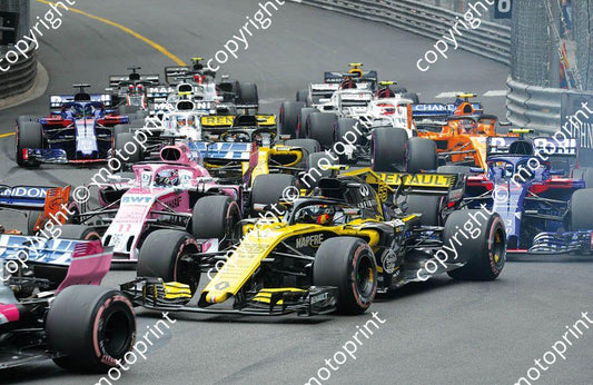 2018 Monaco 55  Carlos Sainz Renault RS18 11  Sergio Perez Force India (recommended max print size A4 20x30 cm)  (18)