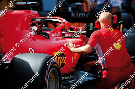 2018 Monaco 7 Kimi Raikkonen Ferrari SF71H (recommended max print size A4 20x30 cm)  (29)