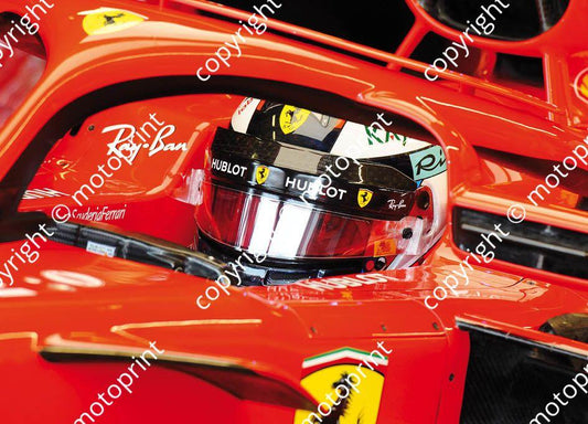 2018 Monaco 7 Kimi Raikkonen Ferrari SF71H (recommended max print size A4 20x30 cm)  (30)
