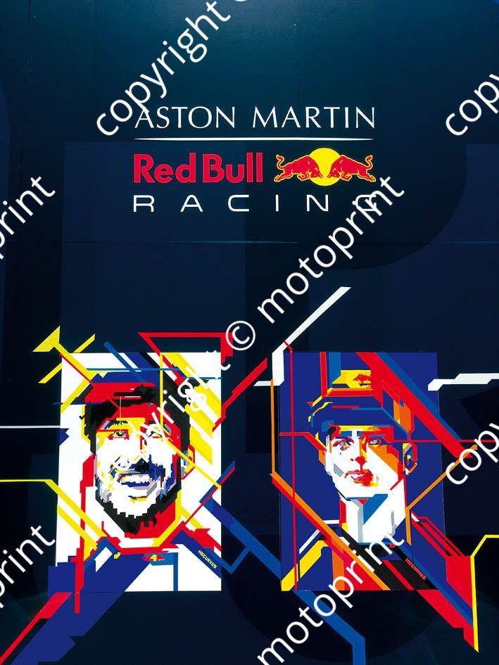 2018 Monaco GP 3 Daniel Ricciardo 33 Max Verstappen RB14 (recommended max print size A4 20x30 cm)  (37)