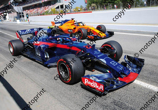 2018 Spanish 10  Pierre Gasly Toro Rosso STR13 (recommended max print size A4 20x30 cm)  (60)