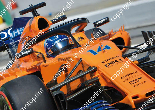 2018 Spanish 14 Fernando Alonso McLaren MCL33  action (recommended max print size A4 20x30 cm)  (51)