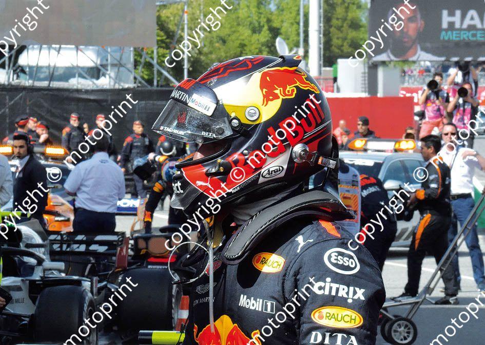 2018 Spanish 33 Max Verstappen Red Bull RB14 (recommended max print size A4 20x30 cm)  (54)