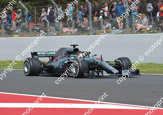 2018 Spanish 44  Lewis Hamilton Mercedes W09 (recommended max print size A4 20x30 cm) (3)