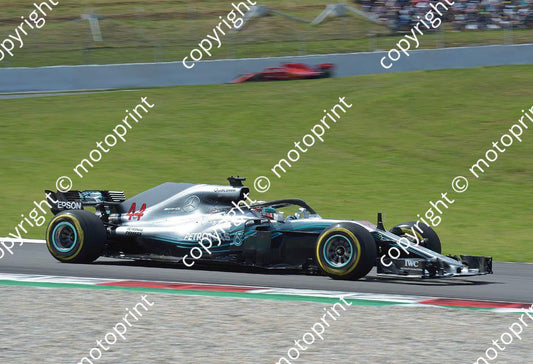 2018 Spanish 44  Lewis Hamilton Mercedes W09 (recommended max print size A4 20x30 cm) (4)