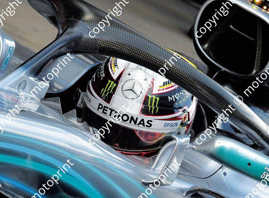 2018 Spanish 44  Lewis Hamilton Mercedes W09 (recommended max print size A4 20x30 cm) (6)