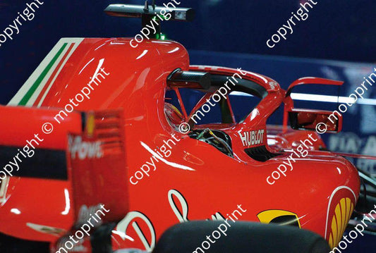 2018 Spanish 5  Vettel 7 Raikkonen  Ferrari SF71H  (recommended max print size A4 20x30 cm) (3)