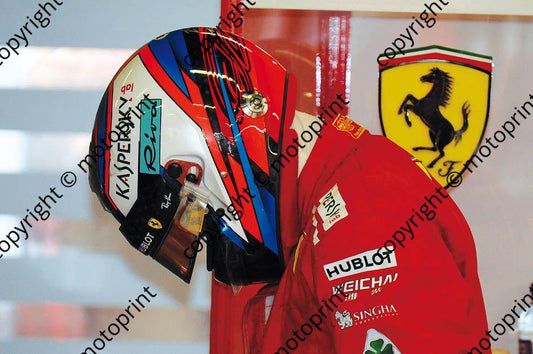 2018 Spanish 7 Kimi Raikkonen Ferrari SF71H (recommended max print size A4 20x30 cm) (5)