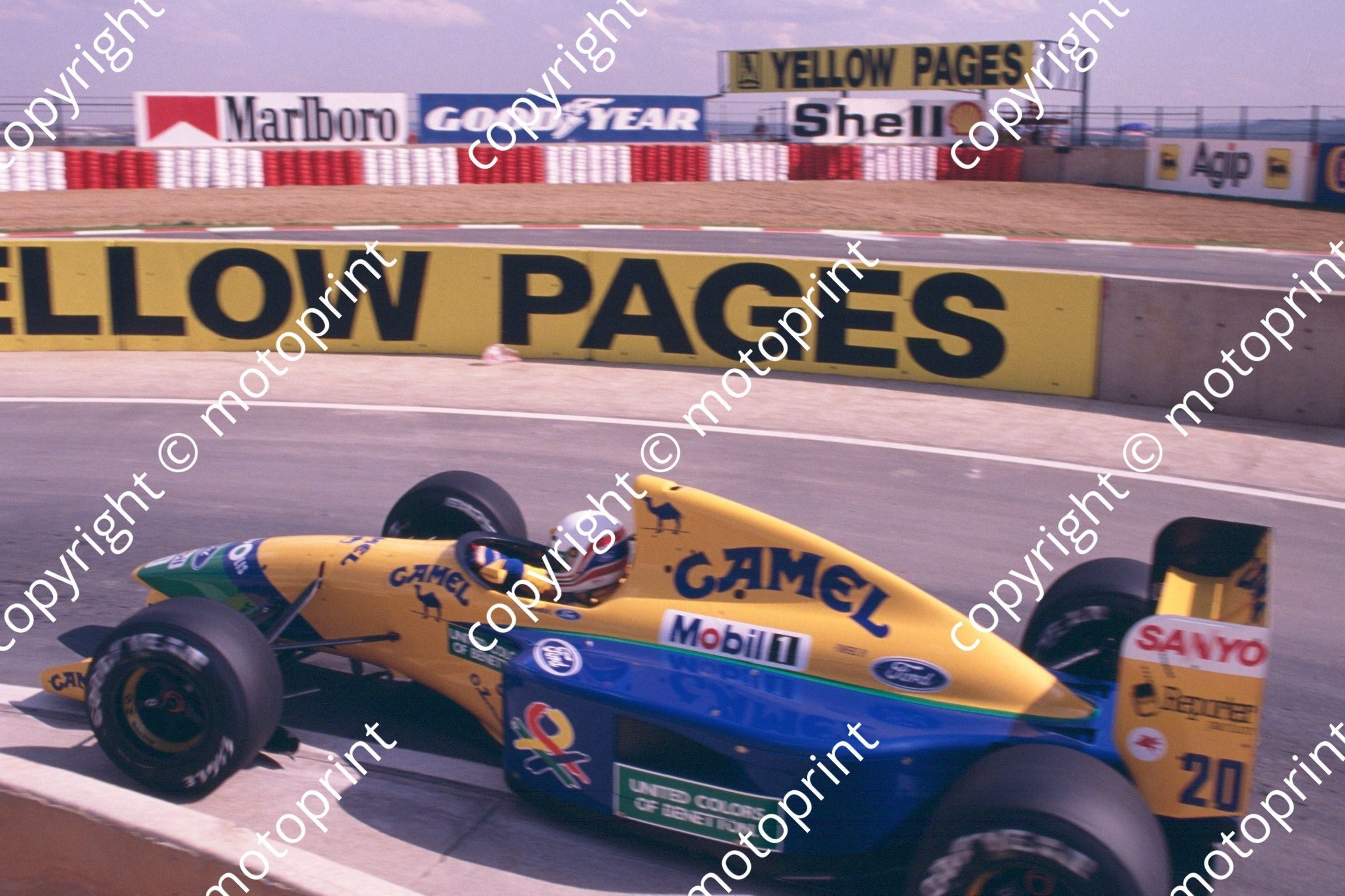 20 Martin Brundle Benetton B191B 05678 (courtesy Roger Swan) (1 ...