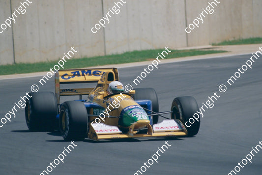 20 Martin Brundle Benetton B191B 07714 (courtesy Roger Swan) (3)