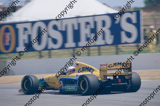 20 Martin Brundle Benetton B191B 07714a (courtesy Roger Swan) (2)