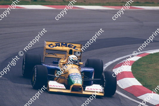 20 Martin Brundle Benetton B191B 07765 (courtesy Roger Swan) (2)