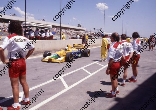 20 Martin Brundle Benetton B191B A4 scan 05676 (courtesy Roger Swan) (12)