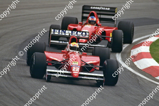 22 Pierluigi Martini BMS Dallara 192 07765 (no sale, contact website for quote on bigger MB version and prints A3 and larger) (1)