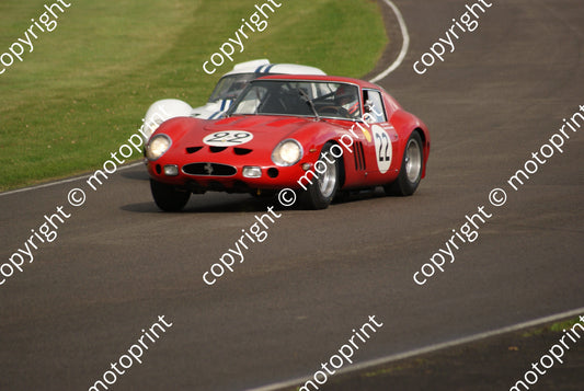 22 Brundle Hales Ferrari 250GTO, 3 Derek Hill Colasacco Maserati Type 151 (25)