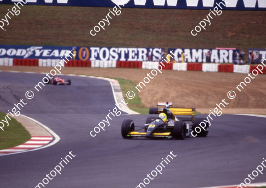 23 Christian Fittipaldi Minardi M191B A4 scan 05676 (courtesy Roger Swan) (26)
