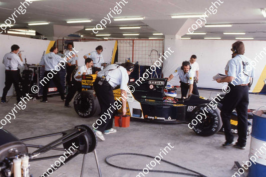 24 Gianni Morbidelli Minardi M191B scanned 10x15 cm (courtesy Roger Swan) (1)