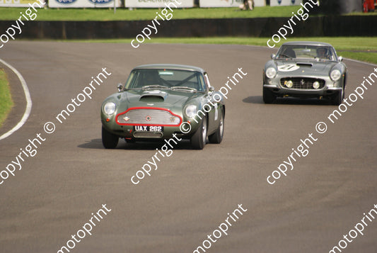 26 Tarek Mahmoud, Tiff Needell Aston DB4GT 21 Huni Vogele Ferrari 250 GT SWB (6)