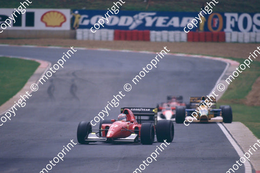 27 Jean Alesi Ferrari F92A 19 Michael Schumacher Benetton B191B 07767 (courtesy Roger Swan) (3)