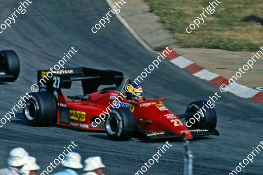 27 Michele Alboreto Ferrari 126C4 (courtesy Roger Swan) (1)
