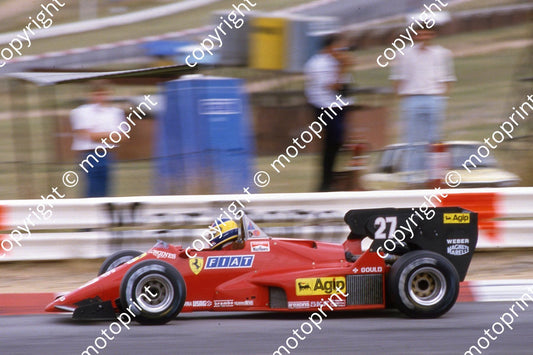 27 Michele Alboreto Ferrari 126C4 (courtesy Roger Swan) (2)