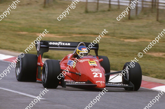 27 Michele Alboreto Ferrari 126C4 (courtesy Roger Swan) (3)
