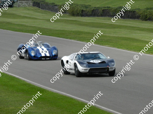 29 Keith Ahlers Cooper Ford Monaco 10 Richard Meins GT40 prototype practice 2 (6)