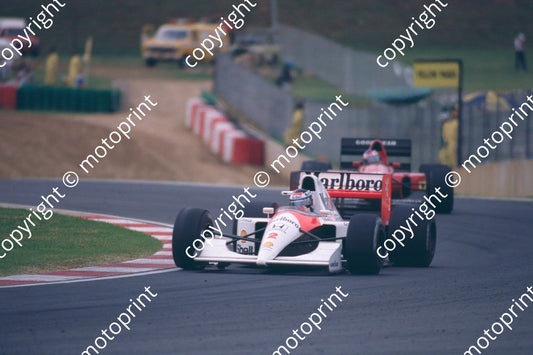2 Gerhard Berger McLaren MP4-6b 27 Jean Alesi Ferrari F92A 07767 (courtesy Roger Swan) (16)