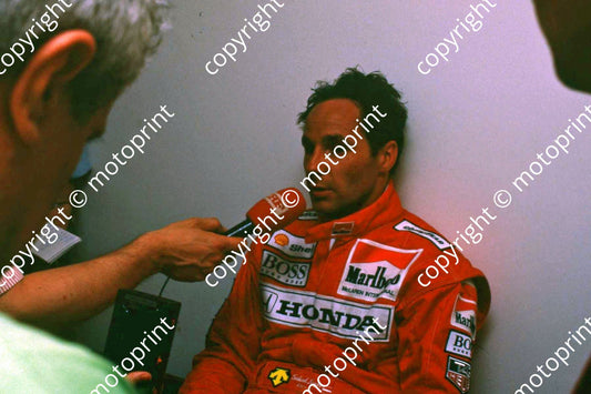 2 Gerhard Berger McLaren MP4-6b  scan 10x15 cm(courtesy Roger Swan) (1)