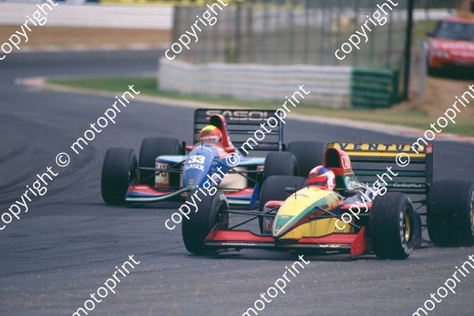 30 Ukyo Katayama Venturi LC92 33 Mauricio Gugelmin Jordan 192 07759 (courtesy Roger Swan) (17)