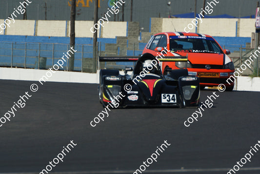 34 Mark Lauth Mike Verier Shelby CanAM 7 Jon Craig snr jnr VW Polo practice (1)