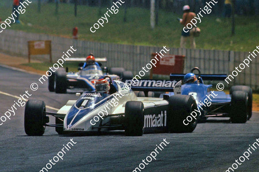 35327 1982 SA GP 1 Piquet BT50 3 Alboreto Tyrrell 25 Cheever Ligier (thanks Roger Swan) 786