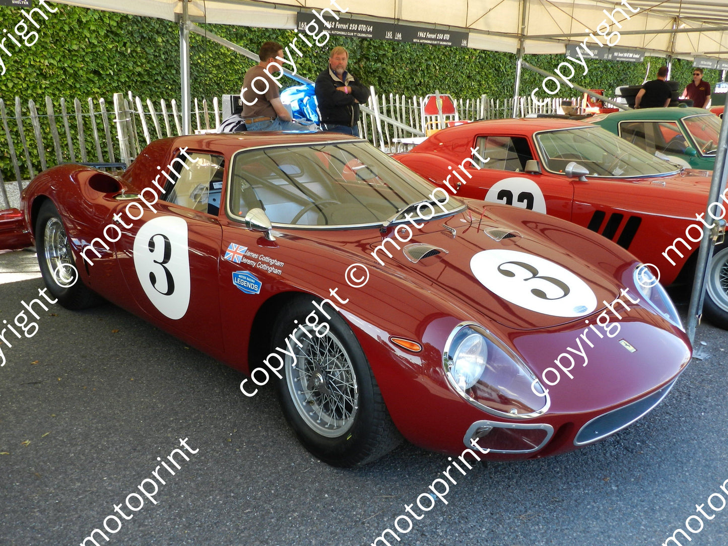 3 Jeremy Cottingham Ferrari 250LM practice