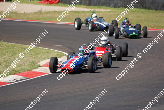 4 Chris Clarke Titan; 69 Stuart Thompson Lotus 69; 8 Howard Robinson Titan Mk5; 10 Dave Alexander LDS Alfa (7)