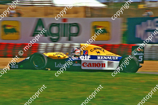 5 Nigel Mansell Williams FW14B 017357 (Courtesy Roger Swan) (1)