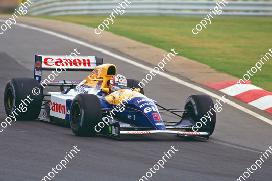 5 Nigel Mansell Williams FW14B 07761 (courtesy Roger Swan) (3)