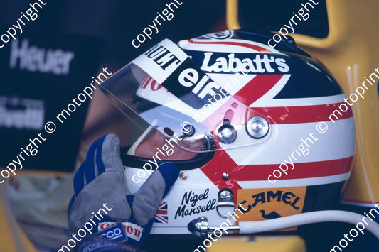 5 Nigel Mansell Williams FW14B 07765 (courtesy Roger Swan) (3)
