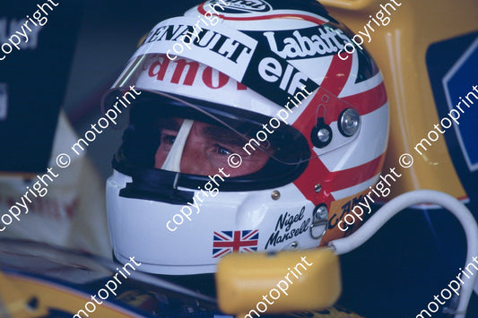 5 Nigel Mansell Williams FW14B 07765 (courtesy Roger Swan) (4)