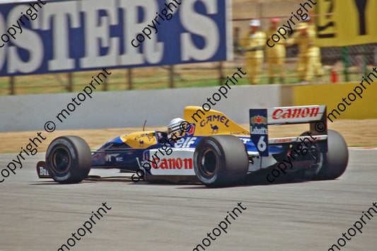 6 Riccardo Patrese Patrese Williams FW14b 07714 (no sale, contact website for quote on bigger MB version and prints A3 and larger) (11)