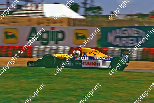 6 Riccardo Patrese Williams FW14B 017357 (Courtesy Roger Swan) (17)