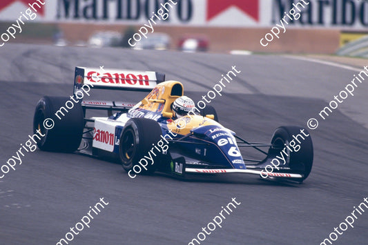 6 Riccardo Patrese Williams FW14B 07765 (courtesy Roger Swan) (3)