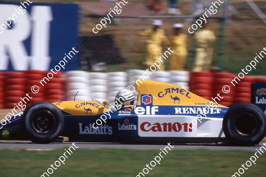 6 Riccardo Patrese Williams FW14B scan 10x15 cm (courtesy Roger Swan) (6)
